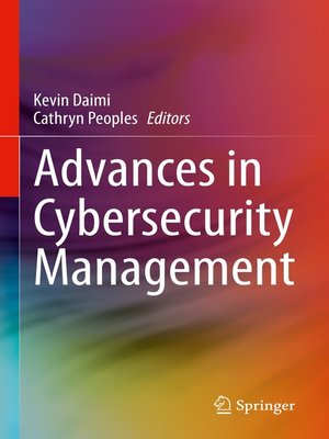 cover image of Advances in Cybersecurity Management